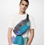 Louis Vuitton Unisex LV Pillow Maxi Bumbag Monogram Eclipse Reverse Coated Canvas Pumpkin - Bild 13