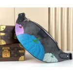 Louis Vuitton Unisex LV Pillow Maxi Bumbag Monogram Eclipse Reverse Coated Canvas Pumpkin - Bild 2