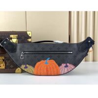 Louis Vuitton Unisex LV Pillow Maxi Bumbag Monogram Eclipse Reverse Coated Canvas Pumpkin (2)