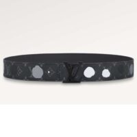 Louis Vuitton Unisex LV X YK Initiales 40MM Reversible Belt Monogram Eclipse Canvas Recto (3)