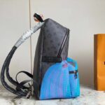 Louis Vuitton Unisex LV x YK Discovery Backpack Monogram Coated Canvas Pumpkin Print – Image 3