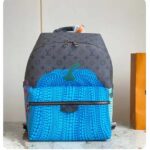 Louis Vuitton Unisex LV x YK Discovery Backpack Monogram Coated Canvas Pumpkin Print – Image 2