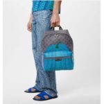 Louis Vuitton Unisex LV x YK Discovery Backpack Monogram Coated Canvas Pumpkin Print – Image 12