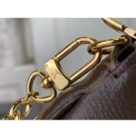 Louis Vuitton Unisex LV x YK Mini Pochette Accessoires Monogram Coated Canvas 3D Painted Dots Print - Image 10