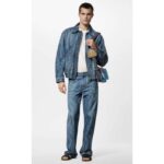 Louis Vuitton Unisex LV x YK Trio Messenger Monogram Eclipse Reverse Coated Canvas Pumpkin - Image 11