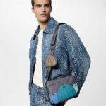 Louis Vuitton Unisex LV x YK Trio Messenger Monogram Eclipse Reverse Coated Canvas Pumpkin - Image 13