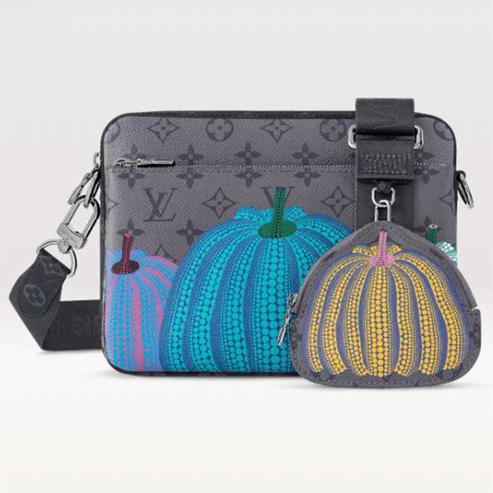 Louis Vuitton LV x YK Maxi Bumbag Pumpkin Print in Monogram