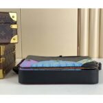 Louis Vuitton Unisex LV x YK Trio Messenger Monogram Eclipse Reverse Coated Canvas Pumpkin - Image 5