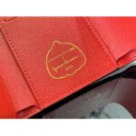 Louis Vuitton Unisex LV x YK Victorine Wallet Monogram Coated Canvas 3D Painted Dots Print - immagine 9