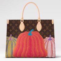 Louis Vuitton Unisex LVxYK OnTheGo MM Monogram Coated Canvas Pumpkin Print (10)