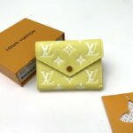 Louis Vuitton Unisex Victorine Wallet Lemon Yellow Monogram Empreinte Embossed Supple Grained Cowhide - Imagen 2