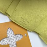 Louis Vuitton Unisex Victorine Wallet Lemon Yellow Monogram Empreinte Embossed Supple Grained Cowhide - Imagen 10