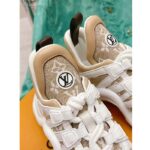 Louis Vuitton Women LV Archlight Sneaker Beige Monogram Denim Oversized Rubber Outsole - immagine 9