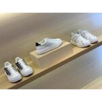 Louis Vuitton Women LV Time Out Sneaker White Debossed Calf Leather Recycled Monogram Nylon - immagine 9