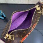 Louis Vuitton Women LV x YK Boulogne Monogram Coated Canvas Pumpkin Print Cowhide Leather – Bild 6