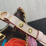 Louis Vuitton Women LV x YK Boulogne Monogram Coated Canvas Pumpkin Print Cowhide Leather – Bild 10