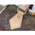 Louis Vuitton Women LV x YK Speedy Bandoulière 20 Monogram Coated Canvas Pumpkin Print - Imagen 7
