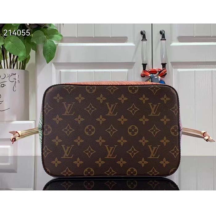 Louis Vuitton LVx YK Neonoe MM Pumpkin Print in Monogram Coated Canvas with  Gold-tone - US