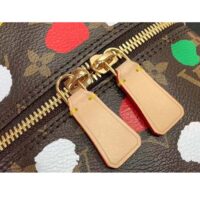 Louis Vuitton Women LVxYK Square Monogram Coated Canvas 3D Painted Dots Print (10)