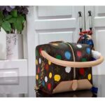 Louis Vuitton Women LVxYK Square Monogram Coated Canvas 3D Painted Dots Print - immagine 4