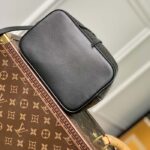 Louis Vuitton Women NeoNoé BB Bucket Bag Black Calfskin Monogram Flowers - Image 7