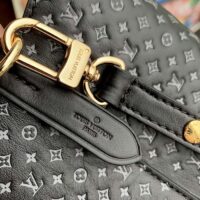 Louis Vuitton Women NeoNoé BB Bucket Bag Black Calfskin Monogram Flowers (1)