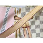 Louis Vuitton Women NeoNoé MM Bucket Bag Damier Azur Coated Canvas - Image 10