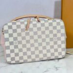 Louis Vuitton Women NeoNoé MM Bucket Bag Damier Azur Coated Canvas - Image 6