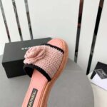 Chanel Women Mules Crochet Ivory and Black 0.5 cm Heel-Pink - immagine 8