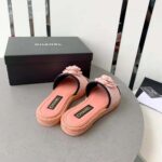 Chanel Women Mules Crochet Ivory and Black 0.5 cm Heel-Pink - immagine 7