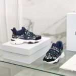 Dior Unisex CD D-Wander Sneaker Deep Blue Dior Oblique Technical Fabric – Bild 5