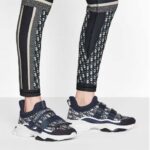 Dior Unisex CD D-Wander Sneaker Deep Blue Dior Oblique Technical Fabric – Bild 12