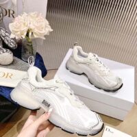 Dior Unisex Shoes Dior Vibe Sneaker White Technical Fabric Mesh Rubber (3)