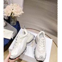 Dior Unisex Shoes Dior Vibe Sneaker White Technical Fabric Mesh Rubber (3)