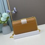 Dior Women CD 30 Montaigne East-West Bag Chain Golden Saddle Calfskin - Image 4