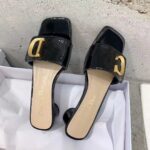 Dior Women CD C'est Dior Heeled Slide Black Patent Calfskin - immagine 4