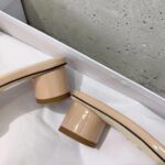 Dior Women CD C'est Dior Heeled Slide Nude Patent Calfskin – Image 10