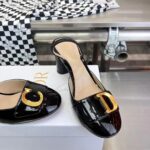 Dior Women CD C'est Dior Slingback Pump Black Patent Calfskin Stretch Leather - Image 8