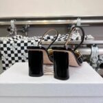 Dior Women CD C'est Dior Slingback Pump Black Patent Calfskin Stretch Leather - Image 7