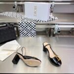 Dior Women CD C'est Dior Slingback Pump Black Patent Calfskin Stretch Leather - Image 6