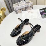 Dior Women CD Day Slingback Pump Black Patent Calfskin - Imagen 3