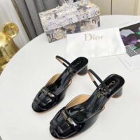 Dior Women CD Day Slingback Pump Black Patent Calfskin (5)