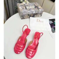 Dior Women CD Day Slingback Pump Indy Pink Patent Calfskin (11)