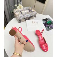 Dior Women CD Day Slingback Pump Indy Pink Patent Calfskin (11)