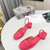 Dior Women CD Day Slingback Pump Indy Pink Patent Calfskin (11)