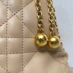 Dior Women CD Medium Ammi Bag Sand Pink Supple Macrocannage Lambskin - immagine 8