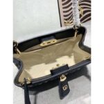 Dior Women CD Medium Dior Key Bag Blue Dior Oblique Jacquard – Image 6