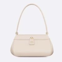 Dior Women CD Medium Dior Key Bag Dusty Ivory Box Calfskin (1)