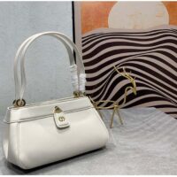 Dior Women CD Medium Dior Key Bag Dusty Ivory Box Calfskin (1)