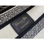 Dior Women CD Medium Lady D-Lite Bag White Black Plan De Paris Embroidery – Bild 10